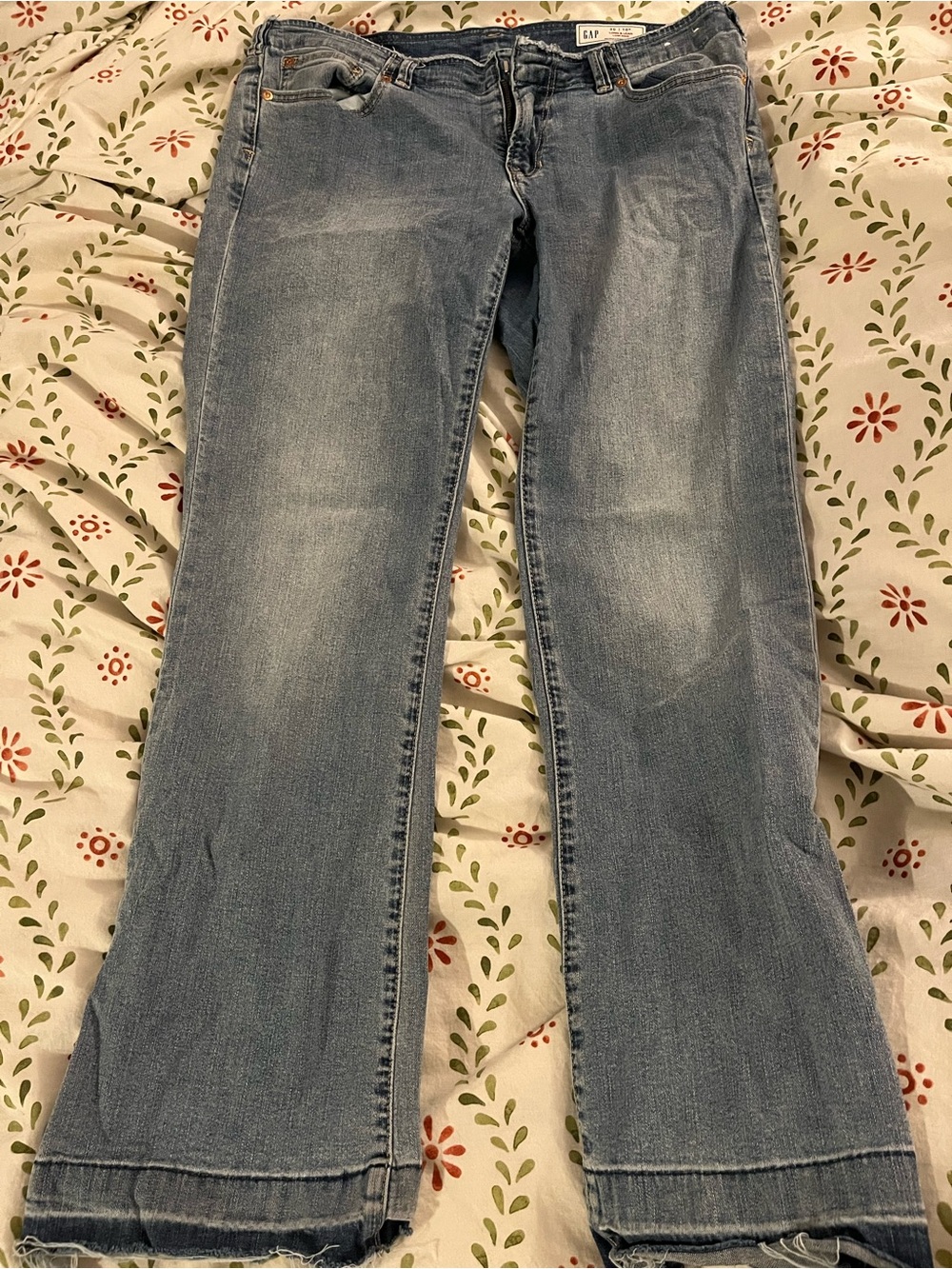 gap jeans low rise light wash